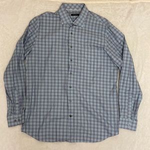 Bobby Jones Plaid Button Down dress Shirt.  EUC, size XXL